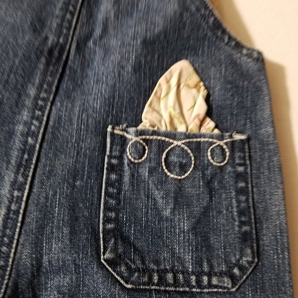 Gymboree Home On The Range Vintage 3-6 month Overalls Used in Great shape! - Picture 4 of 5